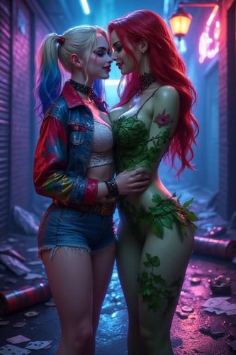 Harley quinn glossy poster - quinn,